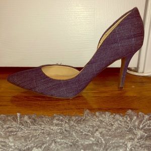 Jessica Simpson, faux denim heel